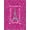 Hot Pink, Pattern 1, variant on ODIKA Paris Eiffel Leopard Cheetah Spotted Print Tower Boho Border Stain Resistant Low Profile for Dorm Room, Small Living Apartment