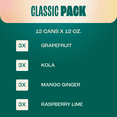 thumbnail image 3 of Zevia, Classic Energy Drink Variety Pack, 12 fl oz (Pack of 12), 3 of 5