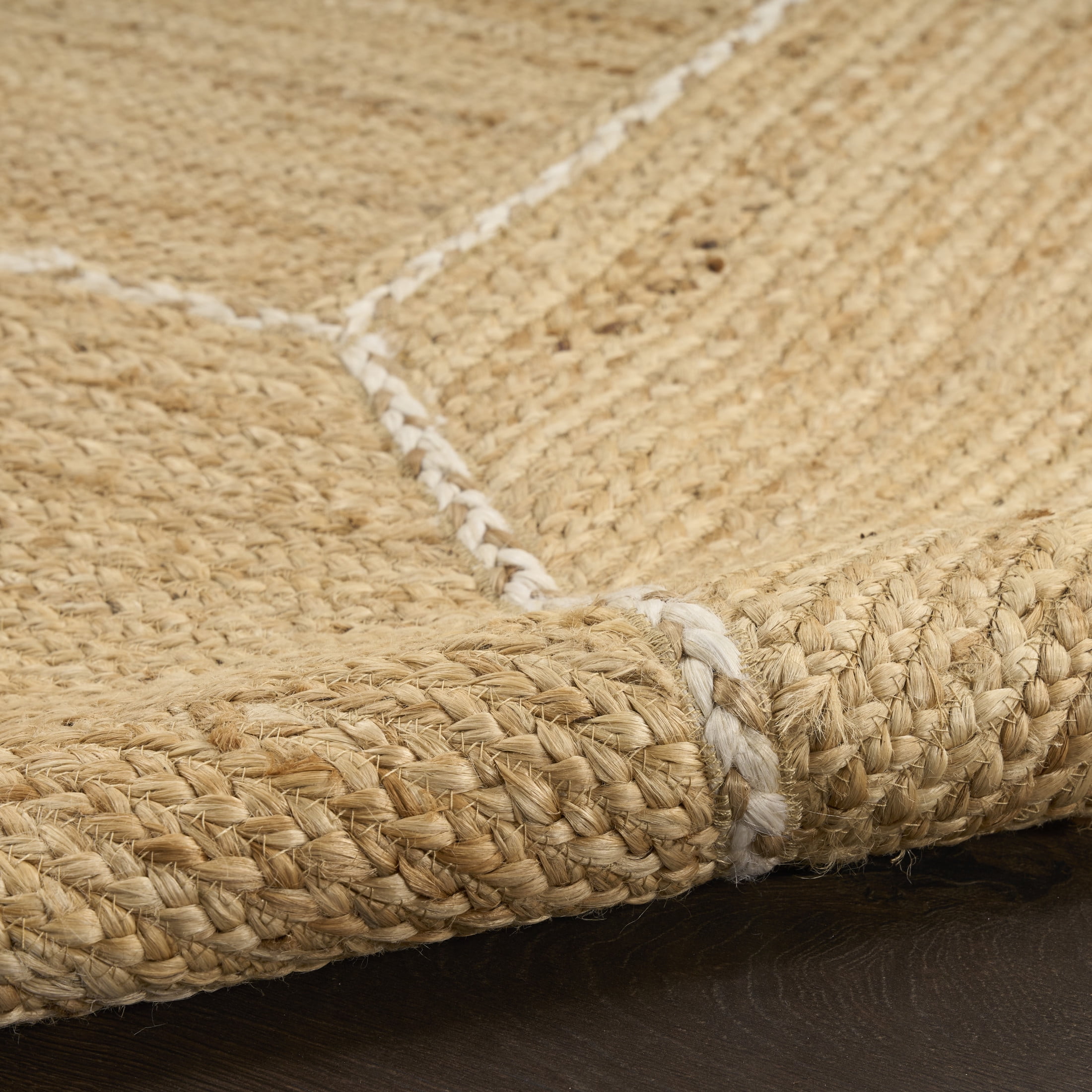 Nourison Terrazzo Jute 8' x 10' Natural Farmhouse Indoor Rug