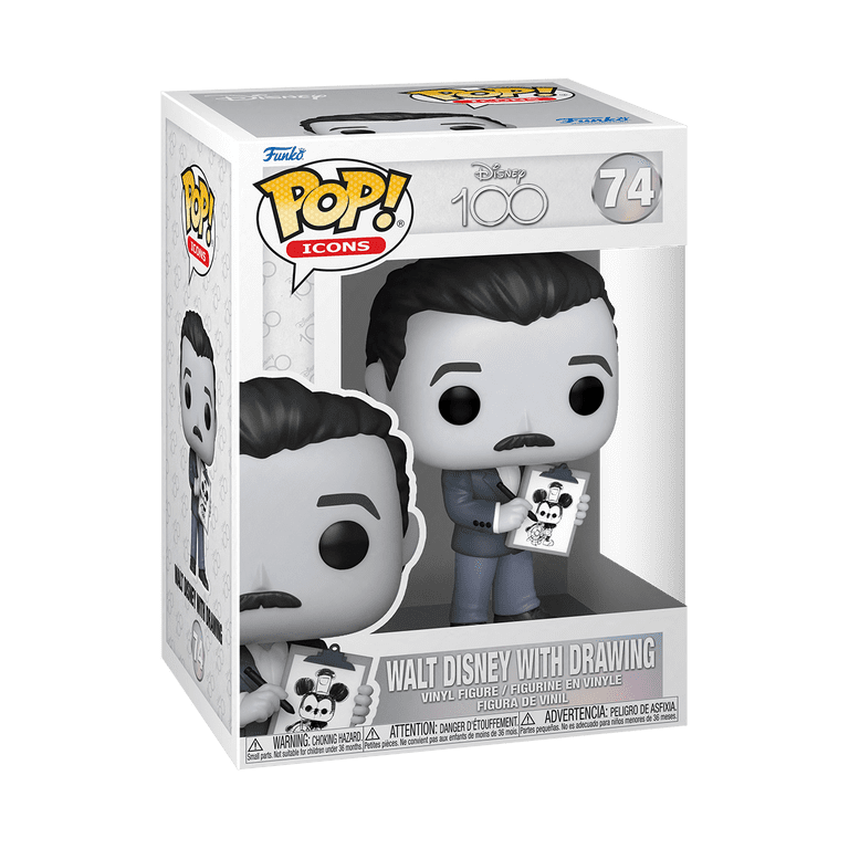 Funko Pop! Walt Disney with Steamboat Willie Sketch, 4-Inch