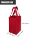thumbnail image 4 of Bolsa para botellas de vino, 2 unidades, con compartimentos para botellas de cerveza, portátil, decorativa, para champán, 4 of 7