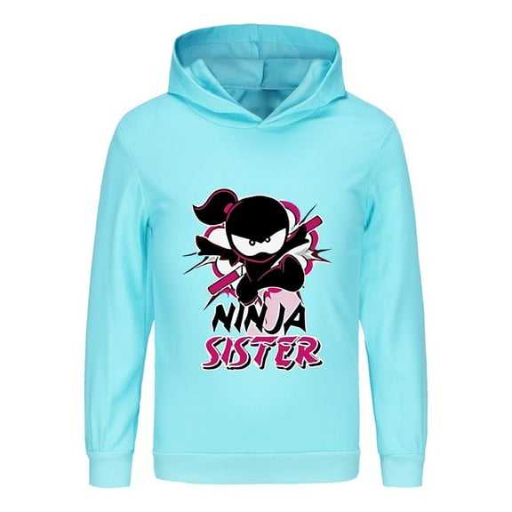 Ninja Kidz Hoodie – Boys Girls Youth Pullover Sweatshirt with Colorful Design for Kids
