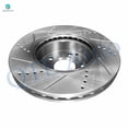thumbnail image 2 of Set of 4 Front 295mm-Rear 300mm Drilled Slotted Brake Disc Rotors For 2012-2015 Mercedes-Benz C250, 2 of 8