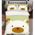 thumbnail image 2 of 3D Cartoon Cute Animal Dog Quilt Cover Set Ropa de cama Set Funda Nórdica Fundas de almohada, 2 of 3