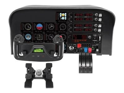 Logitech G Saitek PRO Flight Throttle Quadrant for PC - Black