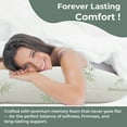 thumbnail image 6 of NixiYa Cooling Body Pillows for Adults Bamboo Body Pillow Memory Foam 20''×50'', 6 of 8