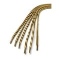 thumbnail image 3 of INSPIRE CHIC Lacet de Botte Unisexe Rond en Corde à Rayures Bicolores 1/5 Épais 90cm / 35.43 Pouces Jaune Noir Brun, 3 of 4