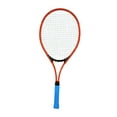 thumbnail image 2 of jinwen Tennis Racket High Strength Nylon Strings Portable Comfortable Tennis Equipment Orange, 2 of 9