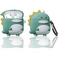 thumbnail image 1 of Airpods 设计保护壳（绿色恐龙）, 1 of 5