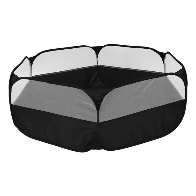 Shisuyan Pet Playpen for Small Animals Nylon Pet Fence Foldable Pet Playpen for Hamster Rabbit