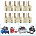 thumbnail image 2 of 12pcs Brass 1/4inch Female Couplers Quick Disconnect Air Hose Fittings for Efficient Air Flows in Workshops Construction, 2 of 8