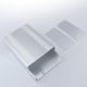 thumbnail image 5 of Caja de Proyecto de Aluminio Caja de Caja Electrónica DIY - 200x145x68mm / 6x4.34x2.04inch (LengthWidthHeight) - Caja de Cuerpo Dividida Simétrica Baoblaze Caja de aluminio extruido, 5 of 8