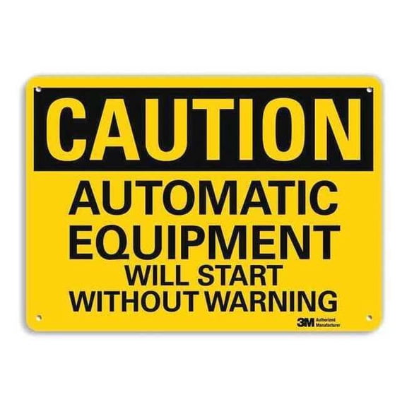 Safety Sign, 7 in Height, 10 in Width, Aluminum, Vertical Rectangle, English, U4-1068-RA_10X7
