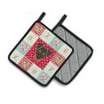 thumbnail image 2 of Carolines Treasures CK5211PTHD Japanese Terrier Love Pair of Pot Holders, 7.5HX7.5W, multicolor, 2 of 4