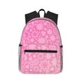 thumbnail image 2 of Goofa Breast Cancer Pink Ribbons Awareness Print Casual Backpack for Women Men,Waterproof High School Bookbag,Lightweight Travel Daypack,Classic College Backpack,Laptob Backpack, 2 of 6