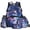 Purple Galaxy Rose Wolf, variant on Yspwyqan Kids Backpack Set 4Pcs with Lunch Box Pencil Case, Black and White Baby Axolotl Lightweight Bookbag for Elementary Middle School Back to School