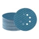 thumbnail image 1 of 70uds Diamante Forma Lijado Discos 6 Pulgadas 240 Grano Gancho y Bucle Azul Rombo Lija Papel Pescado Escala 8 Agujeros Lijadora Acabado Discos, Húmedos y Secos Pulido, 1 of 6