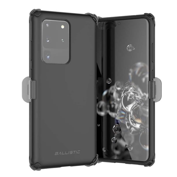 Funda Ballistic Urbanite Maxx para Samsung S20 ULTRA Negro protector uso rudo con Clip