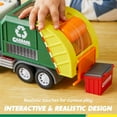 thumbnail image 4 of Joyfy LED Garbage Truck Toy for Kids, Trash Vehicle with Lights and Sounds Mode Switch & Volume Control, Bump & Go Car LED Projections for Christmas Birthday Gift, 4 of 11