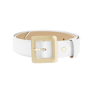 INSPIRE CHIC Women Gold Buckle Vintage Belts, 1.1