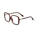 thumbnail image 1 of BAODAREN Blue Light Blocking Glasses Oversized Square Frame Women/Men Anti Eyestrain Computer Eyeglasses L3000A (Leopard), 1 of 4