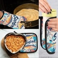 thumbnail image 5 of Yayeee Oven Mitts and Pot Holder Set of 2 Heat Resistant Kitchen Gloves Baking Hot Pad, Yellow Sardines Pattern, 5 of 5