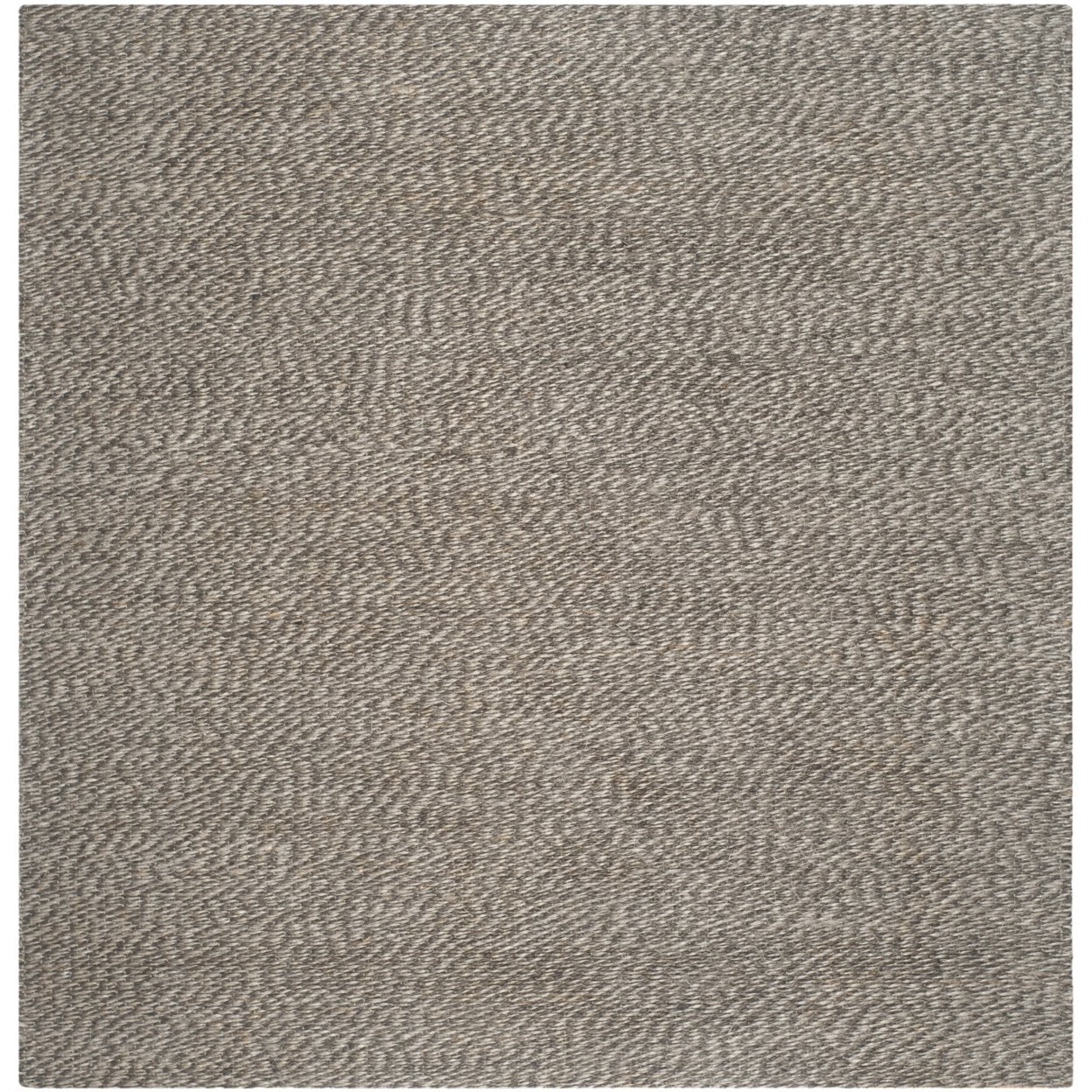 SAFAVIEH Natural Fiber Lars Braided Jute Area Rug, Grey, 6' x 9'