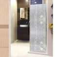 thumbnail image 2 of LELINTA Window Glass Sticker Waterproof Frosted Privacy Home Bathroom Removable Decals Self Adhesive Film Wall Sticker White Wrought Iron Flower, 2 of 5