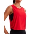 thumbnail image 1 of Musculosa Cropped Sin Mangas para Mujer CRZ YOGA Roja Talle M, 1 of 6