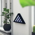 thumbnail image 4 of Emma + Oliver Rustic Black Wood Military Flag Shadow Box for 9.5' x 5' American Veteran Burial Flag - Wall Mount or Freestanding, 4 of 12