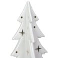 thumbnail image 3 of Northlight 9" White and Gold Ceramic Mini Christmas Tree Tabletop Decoration, 3 of 3