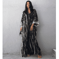 thumbnail image 1 of goowrom Robe de Plage Décontractée pour Femmes, Robe une Pièce à Manches Longues et Col en V pour l'Été et l'Automne, 1 of 9