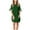 Green, variant on WIZUTIZ Womens Summer Dresses Casual Chiffon Cropped Shift Dress Leisure Plus High Rise Solid Shift Dress Short Sleeve Crew Neck Sun Dress for Teen Girls Knee-Length Thin Dress Green
