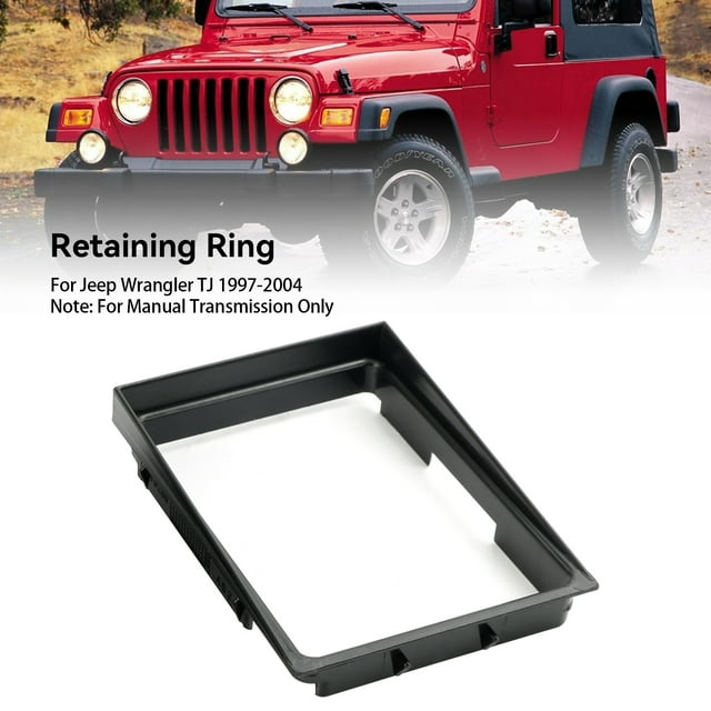 Transmission Shift Boot Bezel Manuel Trans Fit pour Jeep Wrangler TJ 1997-2004