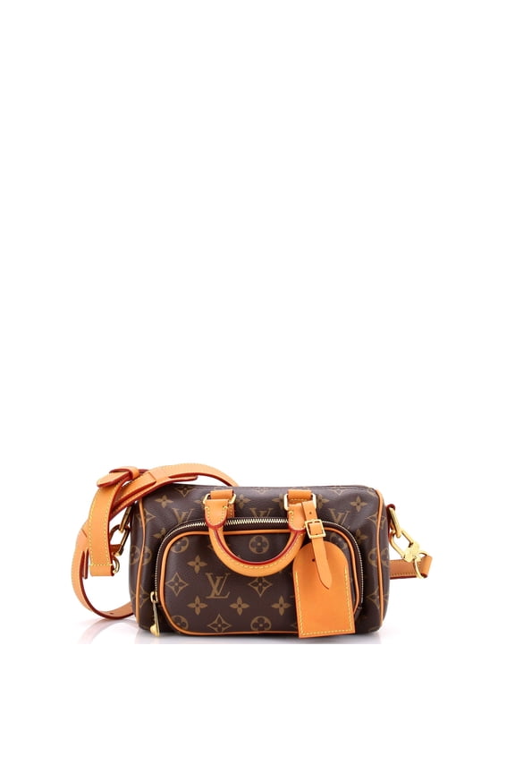 Pre-Owned Cargo Keepall Bandouliere Bag Monogram Canvas 25 By Rebag
