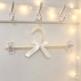 thumbnail image 6 of Pearl Clip Clothes Hanger No Mark Plastic Closet Hanger for Girls Dresses and Skirts, 6 of 6