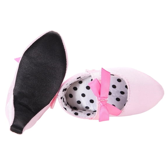 JIAYUE Girls Sandals Breathable Closed Toe Soft Sole Bow Polka Dot With Adjustable Hook And Loop Straps Comfort Fit For Babies And Toddlers