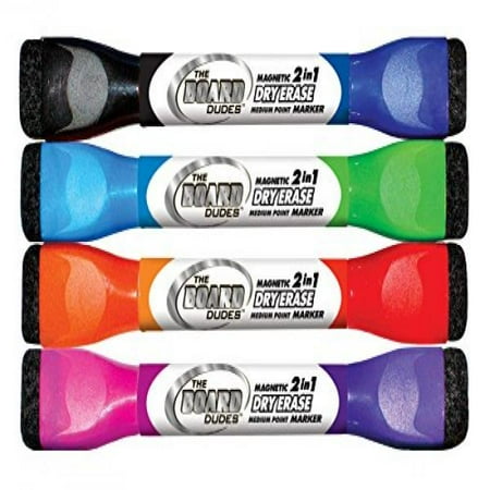 Board Dudes Double-Sided Magnetic Dry Erase Markers