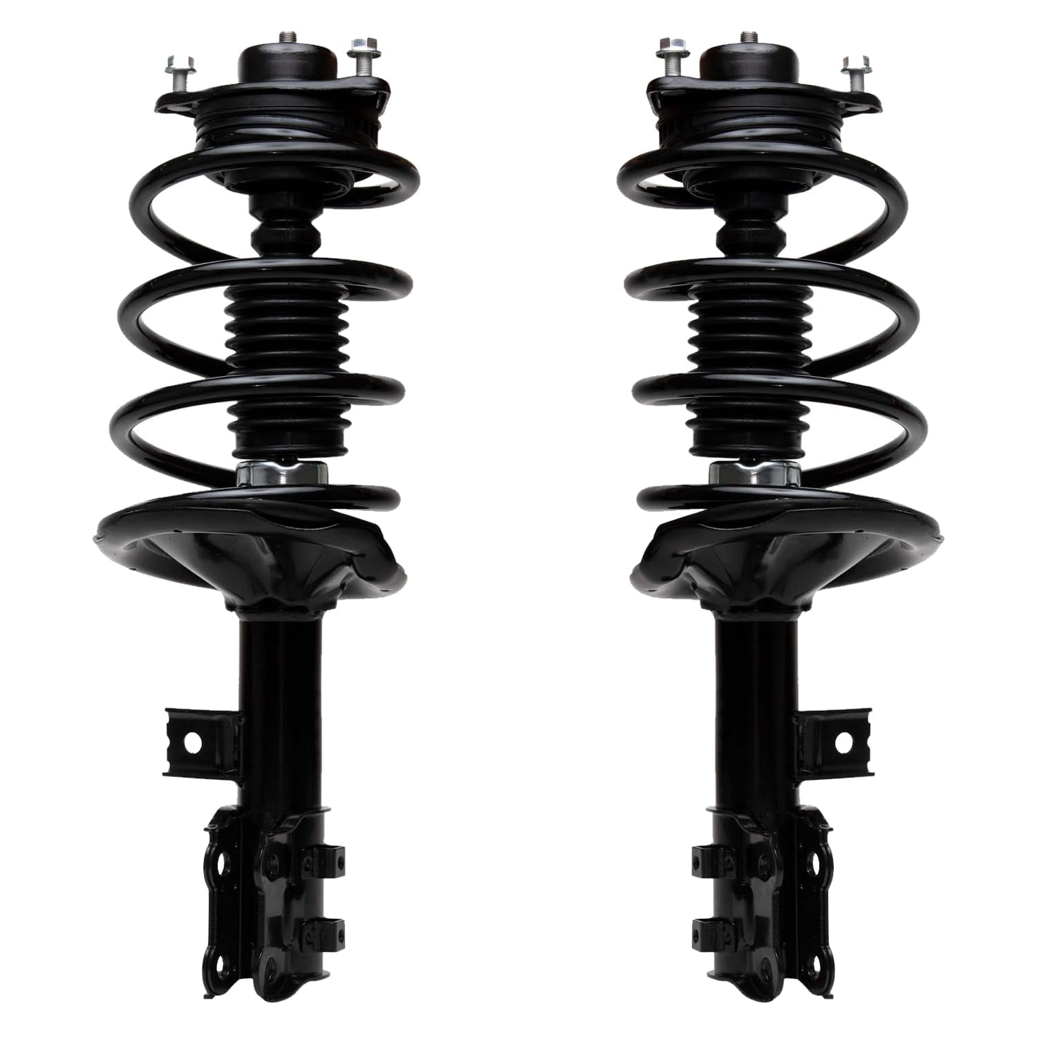 Detroit Axle - Front Struts w/Coil Spring Rear Shock Absorbers Sway Bar Links Outer Inner Tie Rods Replacement for 2010-2013 Kia Forte Koup - 10pc Set