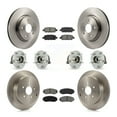 thumbnail image 1 of Transit Auto Front Rear Hub Bearings Assembly Disc Brake Rotors and Semi-Metallic Pads Kit (10Pc) for Car 2009-2013 Suzuki Grand Vitara - Left Right Side (Driver Passenger) KBB-109833, 1 of 11