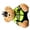 Green_A, variant on Soft Bear Plush Toy Comfortable Bear Military Polices Officer Stuffed Toy