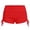 Red, variant on Rexolia Women's High Waist Swim Shorts Ruched Side Tummy Control Yoga Beach Workout Black L