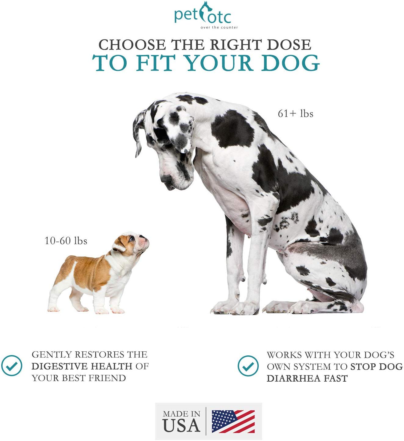 Difixn Anti-Diarrheal Treatment for Large and Extra Large Breed Dogs, Digestive Discomfort Treatment, 40 Caplets
