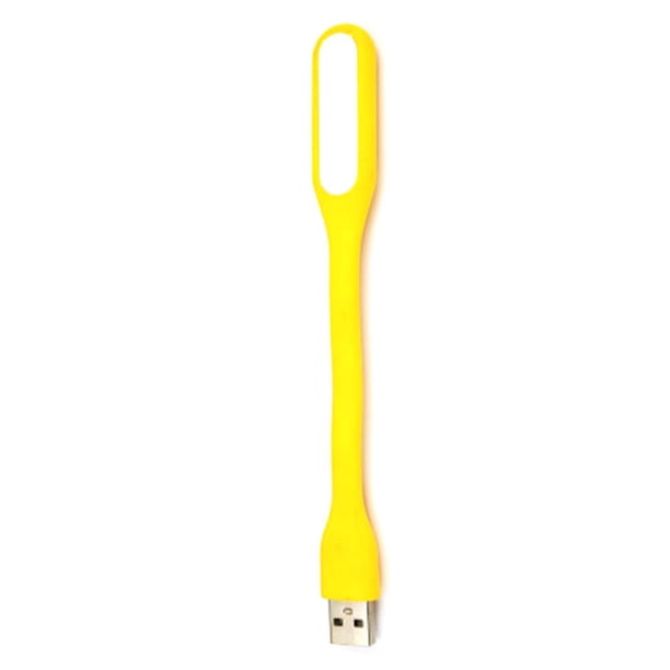 Lámpara USB LED Mini portátil portátil Libro Escritorio de lectura Iluminación nocturna Amarillo JShteea El nuevo