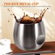 thumbnail image 3 of Stainless Steel Insulated Cup Anti-scald Cup Thicken Metal Cup Insulated Drinking Cup, 3 of 6
