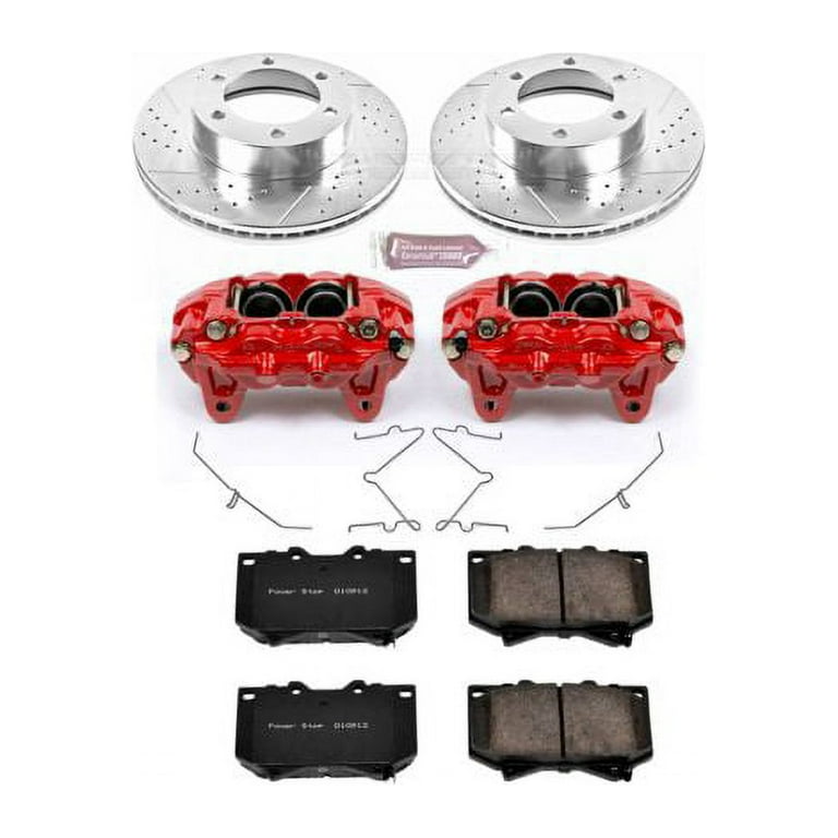 よう　REVI 3点セット PowerStop Front Z23 Evolution Sport Brake Pad and Rotor Kit with