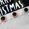 thumbnail image 4 of Homewish Merry Christmas Kids Black Out Curtains, Black Red Buffalo Plaid Curtains Pack of 2 (42x63 Each), Dreamy Starry Sky Bedroom Curtains, Curtains and Drapes Bedroom Decor, 4 of 6