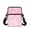 Cherry Blossom & Musical Notes Pattern, variant on Polyester Crossbody Purse Double Layer Lightweight Crossbody Bags for Shop, Cherry Blossom & Musical Notes Pattern Cross Body Bags