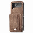 thumbnail image 1 of PU Leather Wallet Phone Case For Samsung Galaxy Z Flip 4/Z Flip3, 1 of 4