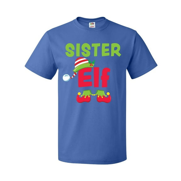 Inktastic Christmas Sister Elf T-Shirt